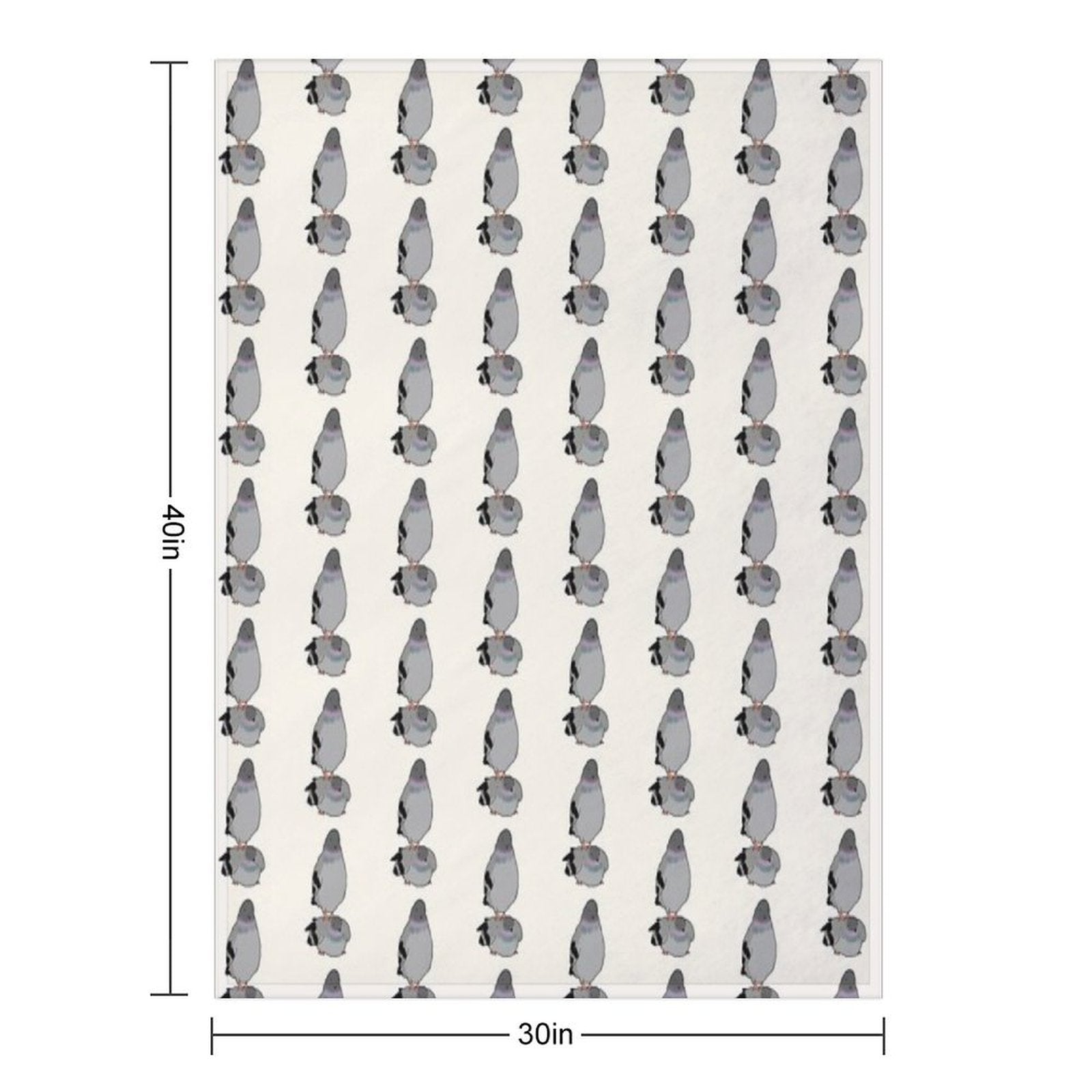 Funny Pigeons Versatility Throw Blanket