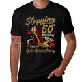 High Heels Stepping Into My 50th Birthday 50 And Fabulous  Classic T-Shirt