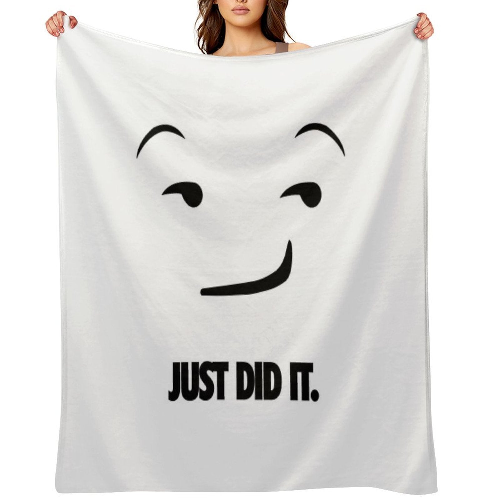 Nike Just Do It Parody - Just Did It.Emoji All-season Throw Blanket