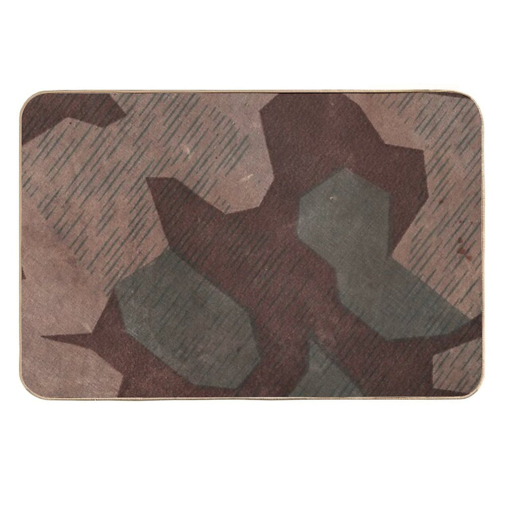 Splintertarn German Ww2 Camouflage (Version 1)  Easy Maintenance Bath Mat