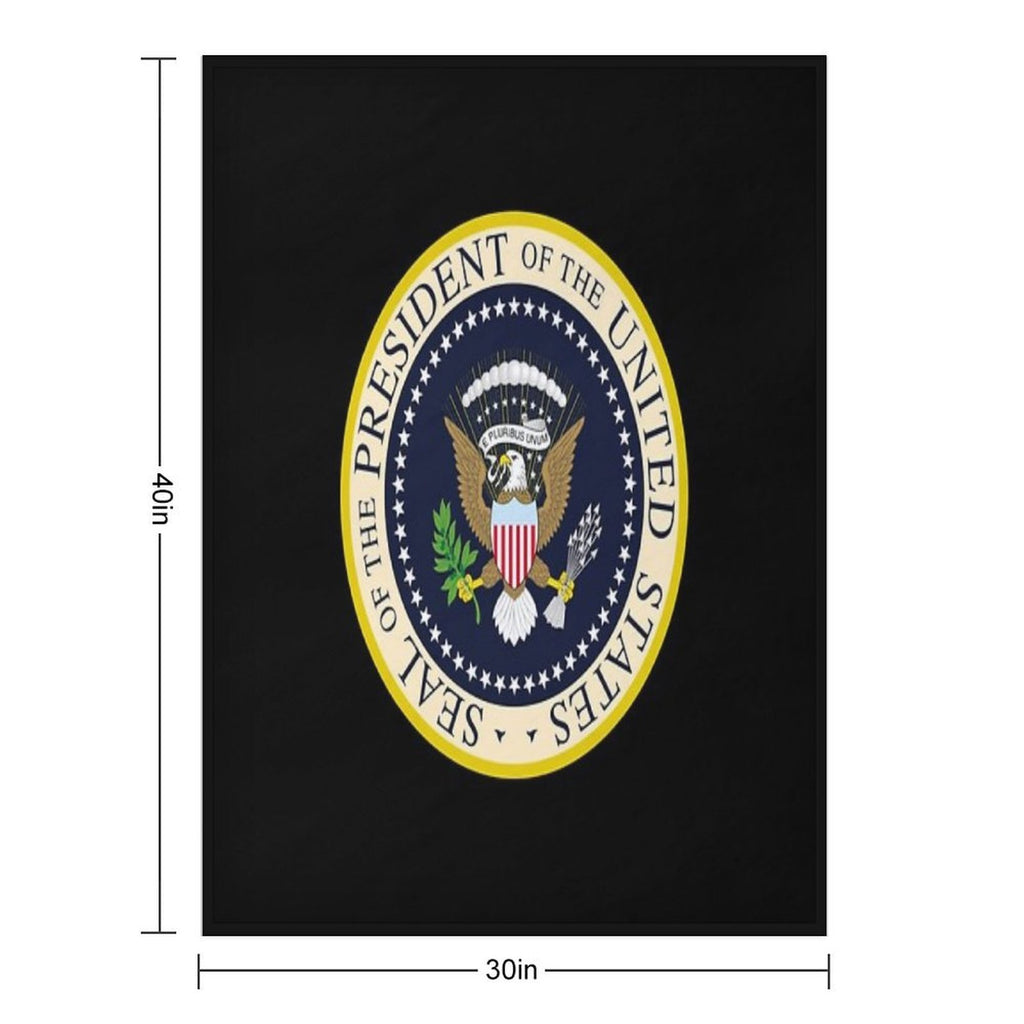 Seal of President of The United States Wrinkle-free Throw Blanket