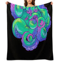 Cthulhu Tentacles Easy Care Throw Blanket