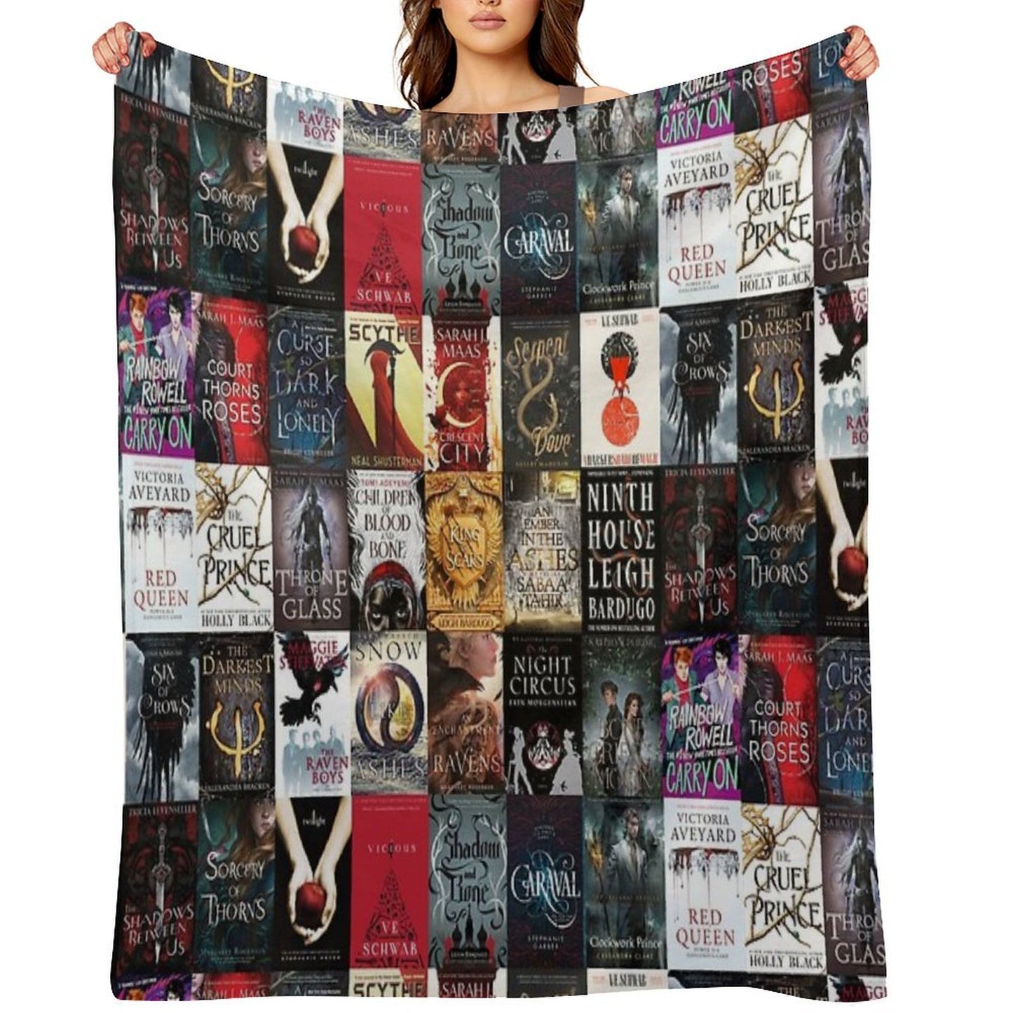 YA Young Adult Fantasy Books Blanket Custom Version 2 Multi-functional Throw Blanket