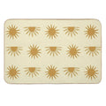 Golden Sunset Pattern  Non-Slip Bath Mat
