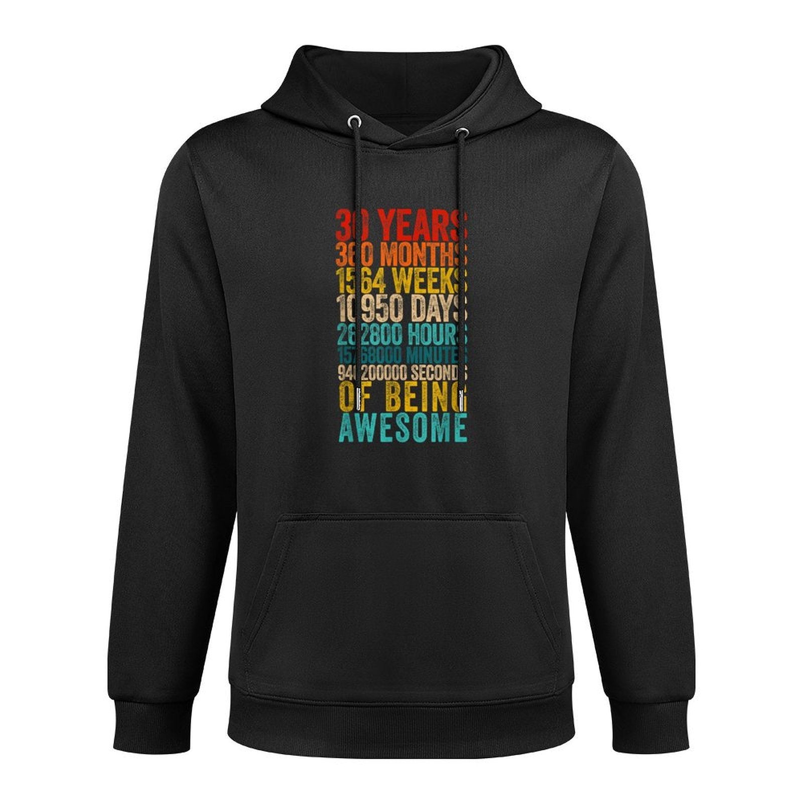 Funny 30th Birthday Old Meter Funny 30 Year Old Gifts Durable Construction Hoodie