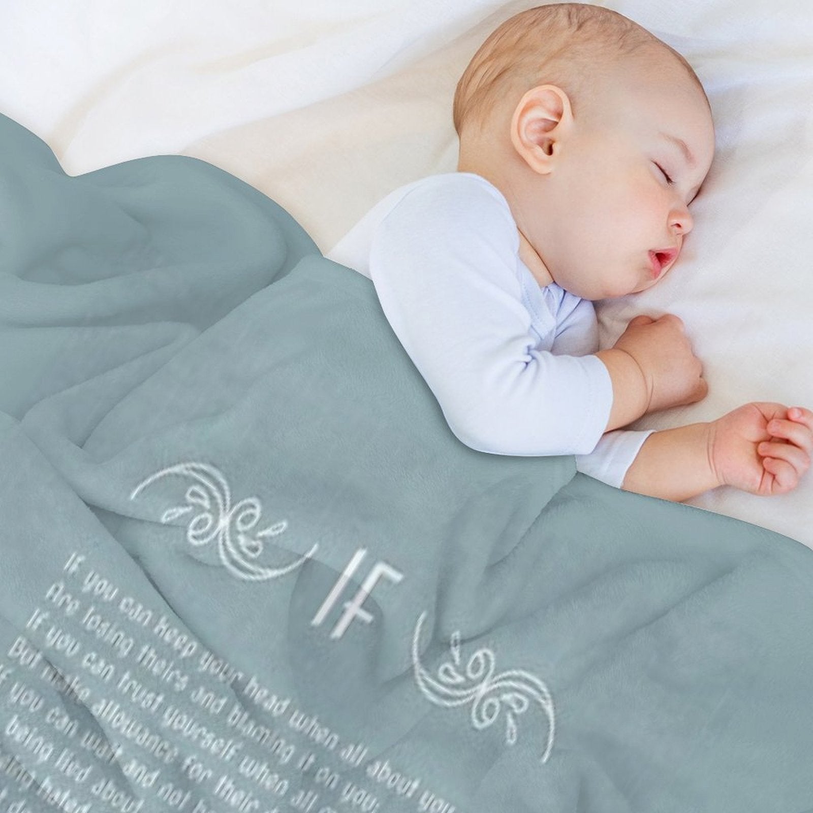 The Rudyard Kipling Poem IF Gift-ready Throw Blanket