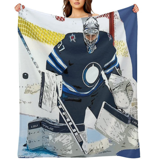 Connor Hellebuyck Versatility Throw Blanket