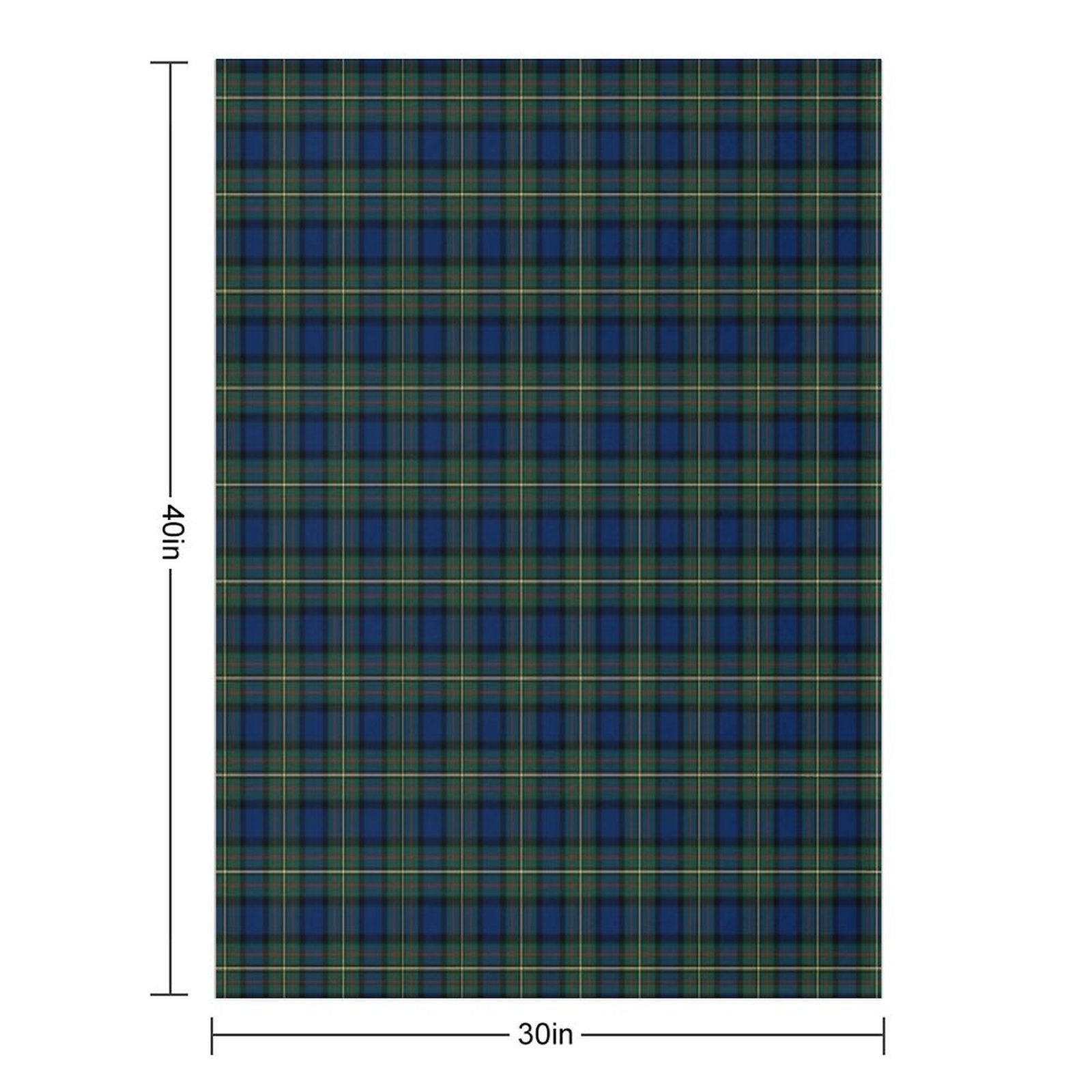 Clan MacLaren Tartan All-season Throw Blanket