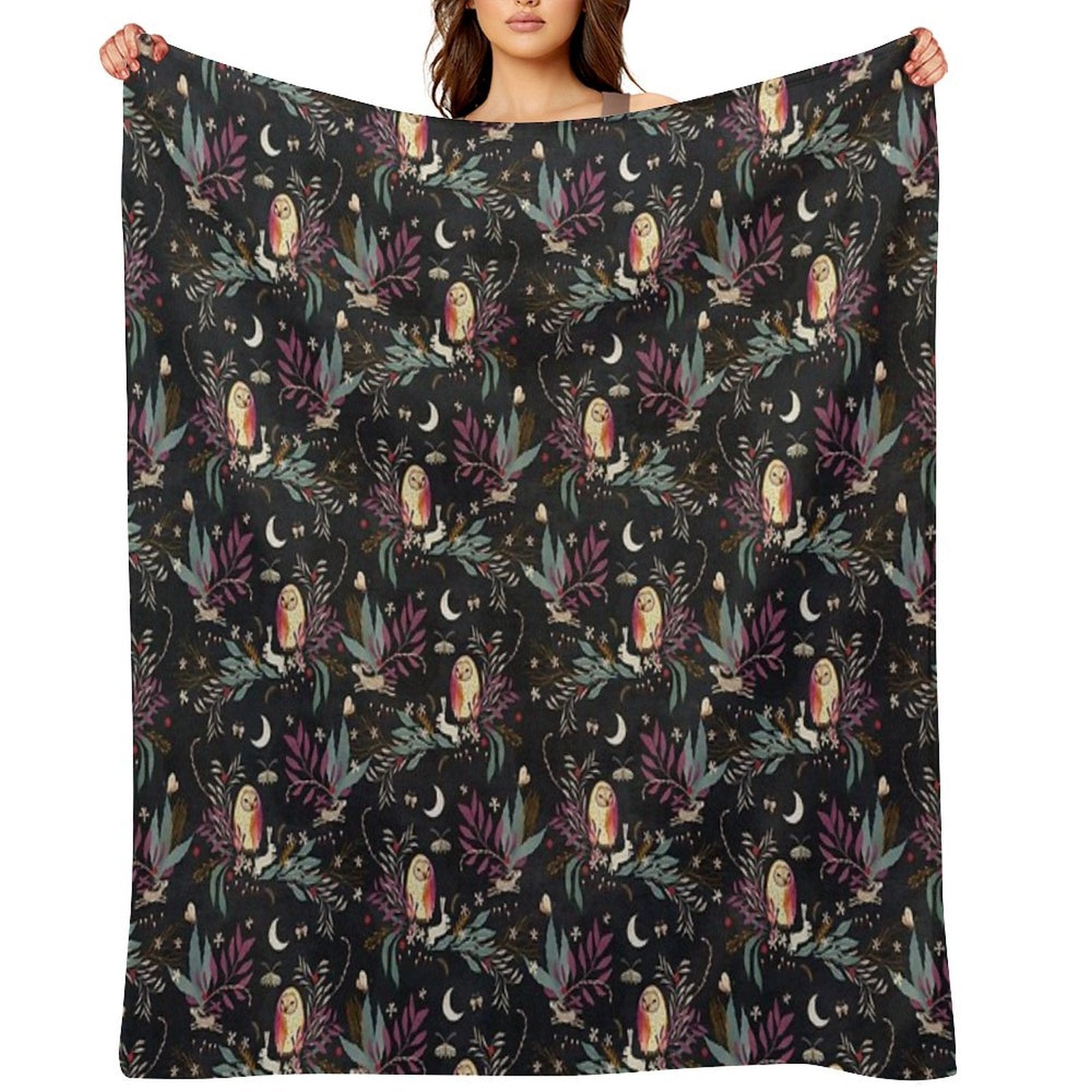 In The Night Garden Eco-conscious Throw Blanket