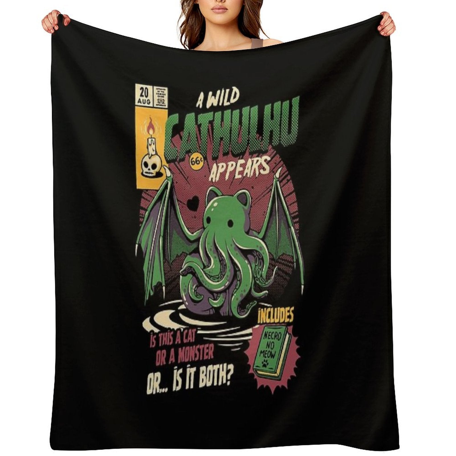 Cathulhu Versatility Throw Blanket