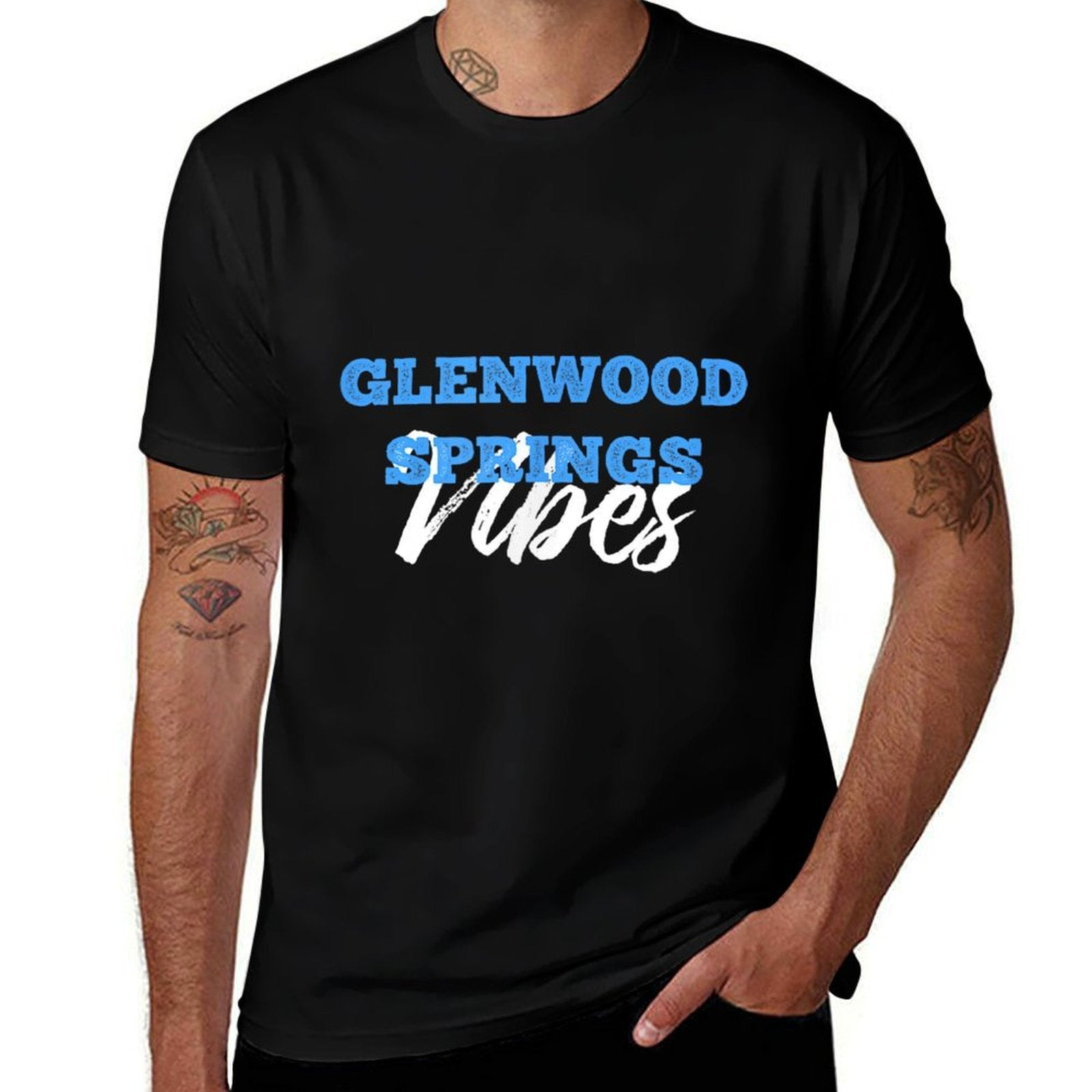 GLENWOOD SPRINGS Vibes Simple City GLENWOOD SPRINGS  Lightweight T-Shirt