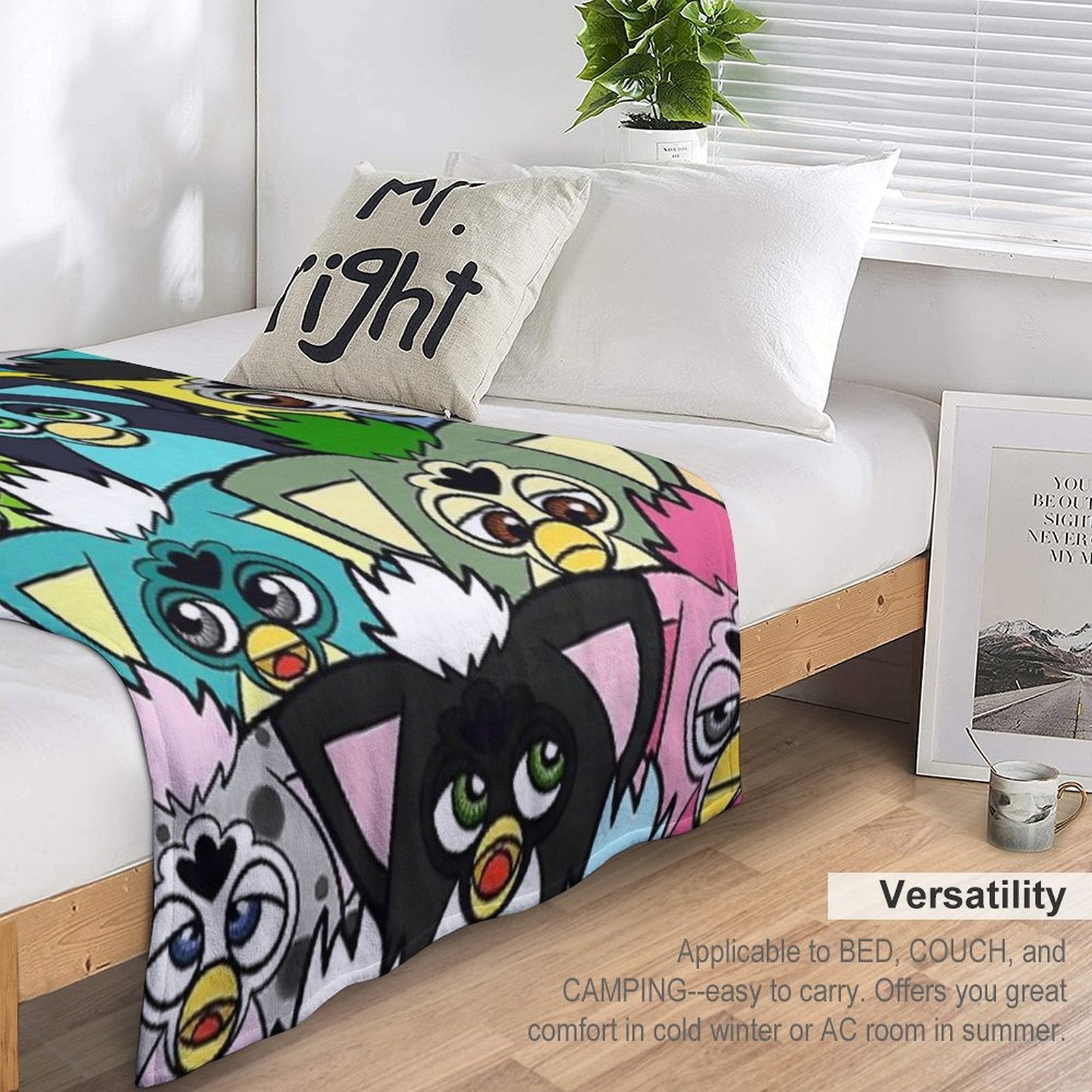 Group Furbys Eco-conscious Throw Blanket