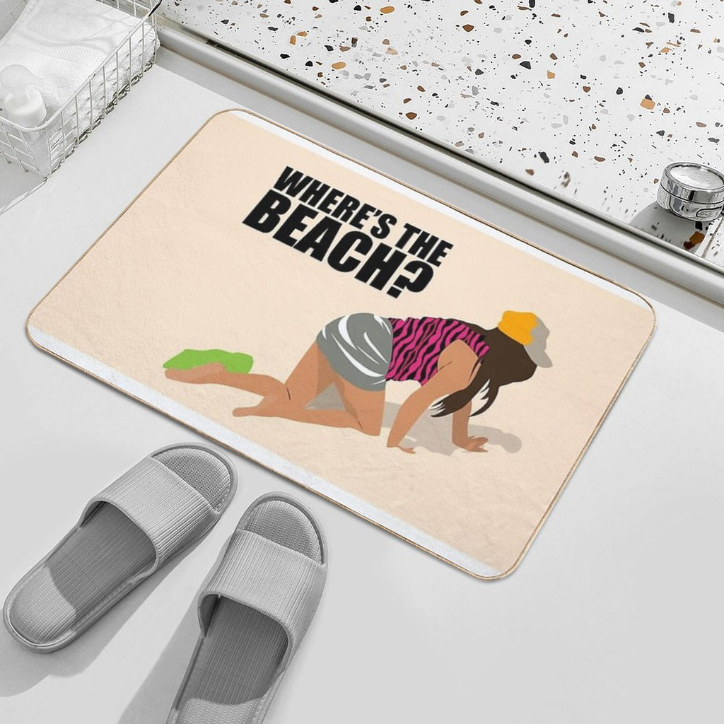 Snooki Where's The Beach  Easy Maintenance Bath Mat