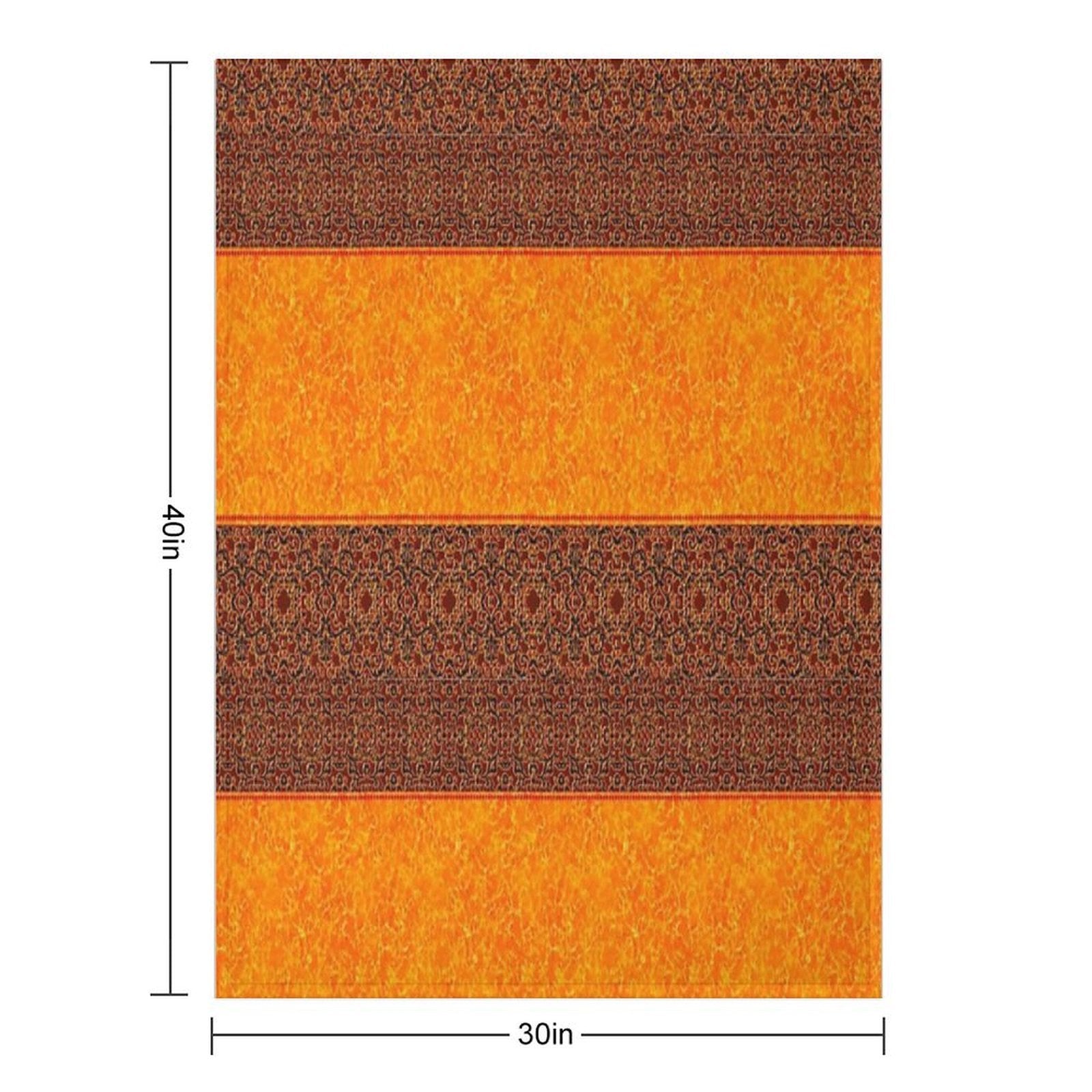 AbstractGeometrical Pattern Nº104 Shrink-resistant Throw Blanket