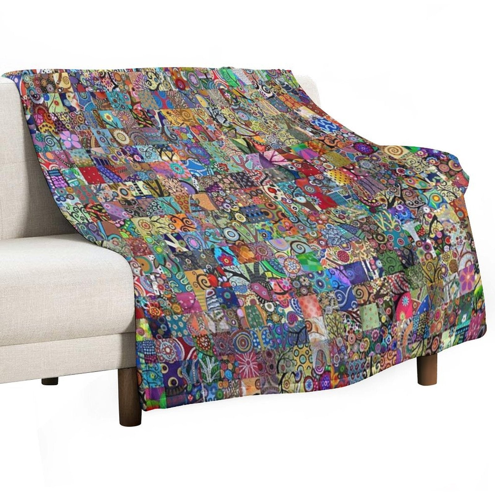 Folk Art Premium Throw Blanket