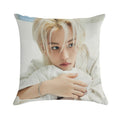 Lee Felix       Stray Kids - 2024 Season's Greetings 'Perfect Day with SKZ' (Teaser Images - Individual) Soft Reinforced Edging Throw Pillow