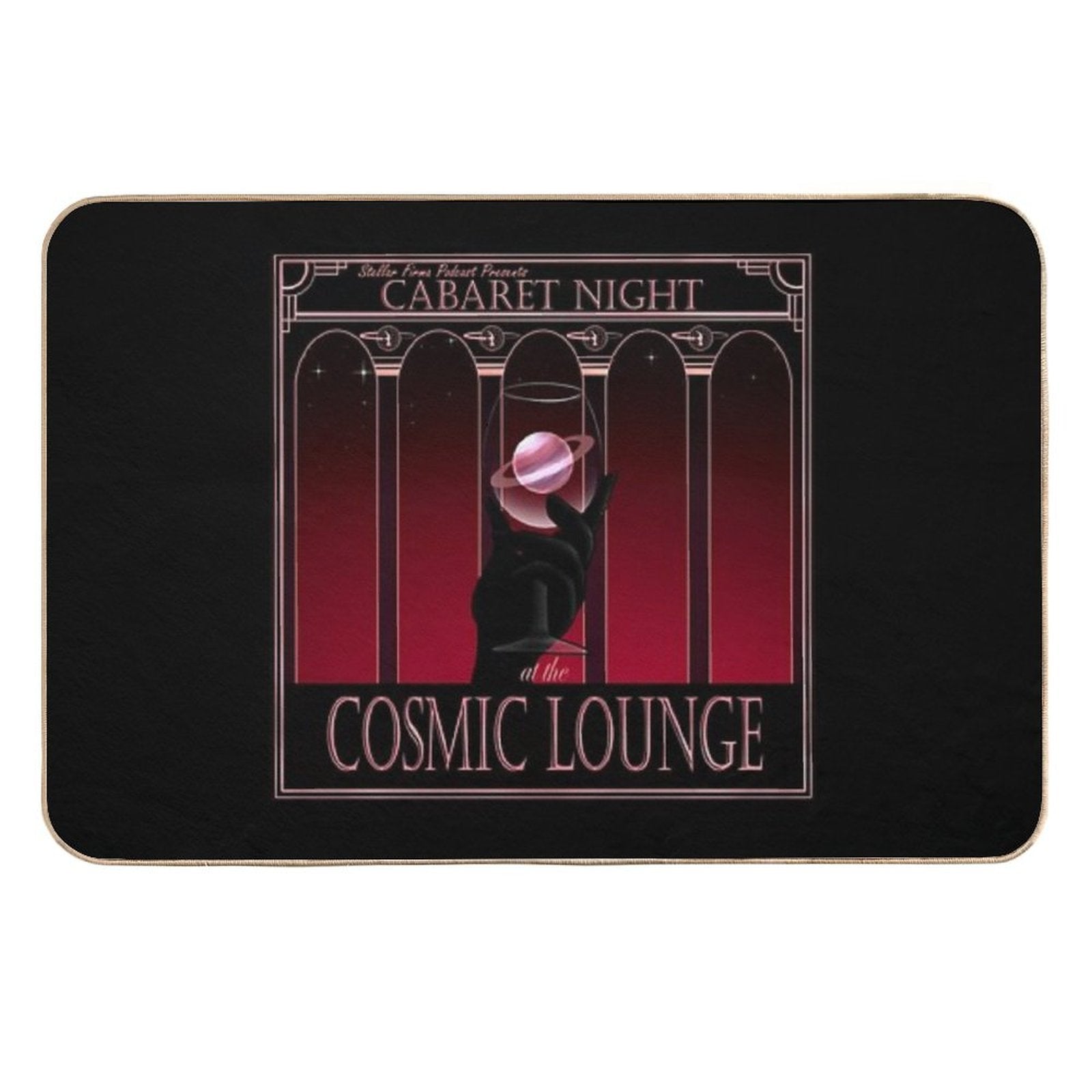 Cosmic Lounge Cabaret  High-Traffic Bath Mat