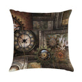 Steampunk, Wonderful Clockwork with Gears Soft Home Decor Throw Pillow
