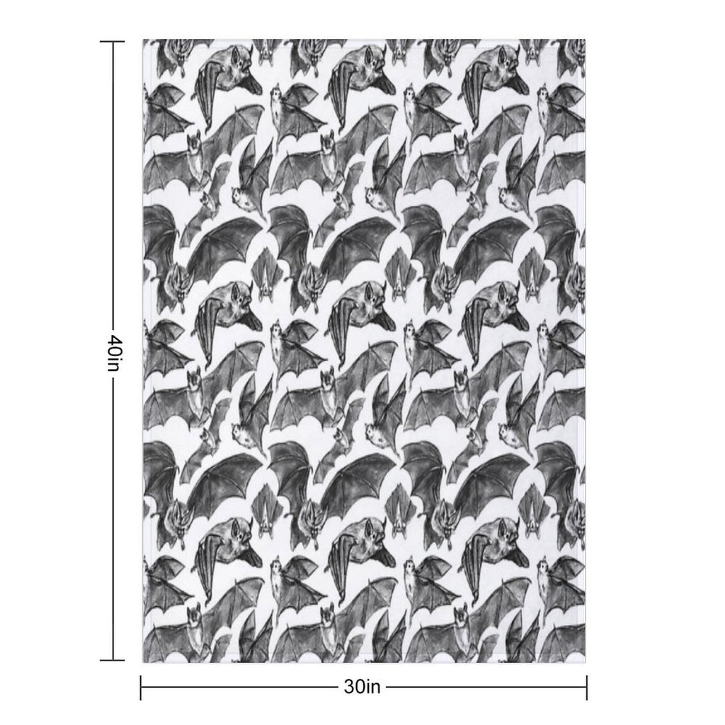 Bat Pattern Wrinkle-free Throw Blanket