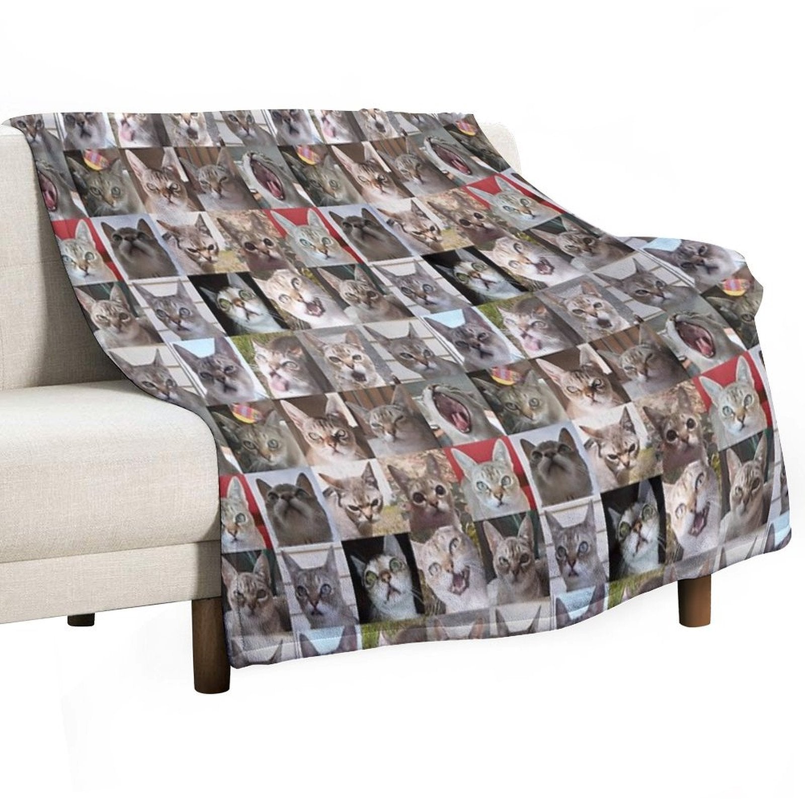 Faces of Speedball Anti-pilling Throw Blanket