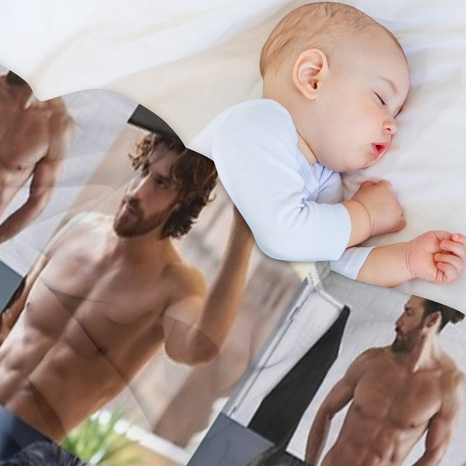 Can Yaman Collage Premium Throw Blanket