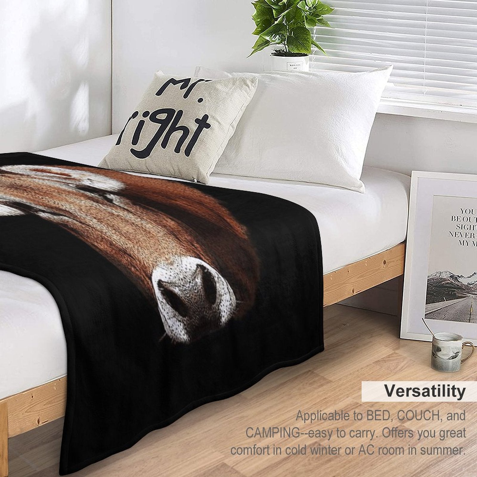 Cow Beige Rustic Country Animals Farm Animals Cute Animal Designs Girls Wrinkle-free Throw Blanket