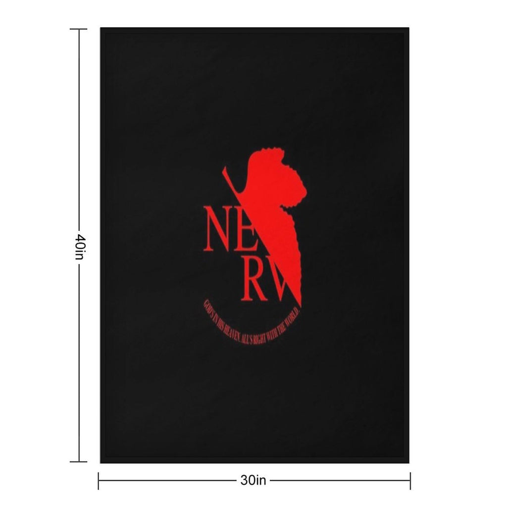 NERV Logo Durable Throw Blanket