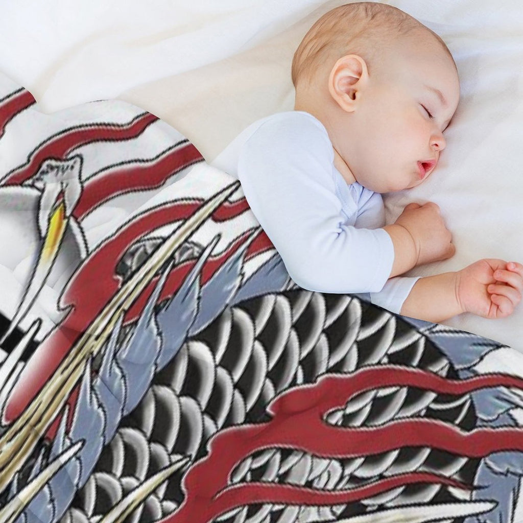 Kazuma Kiryu Dragon Tattoo Horizontal Premium Throw Blanket