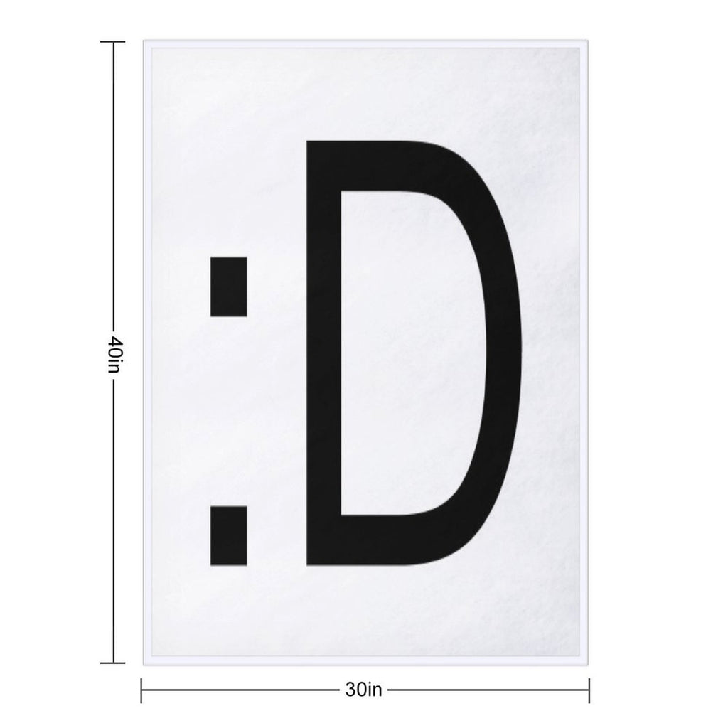 D Eco-conscious Throw Blanket
