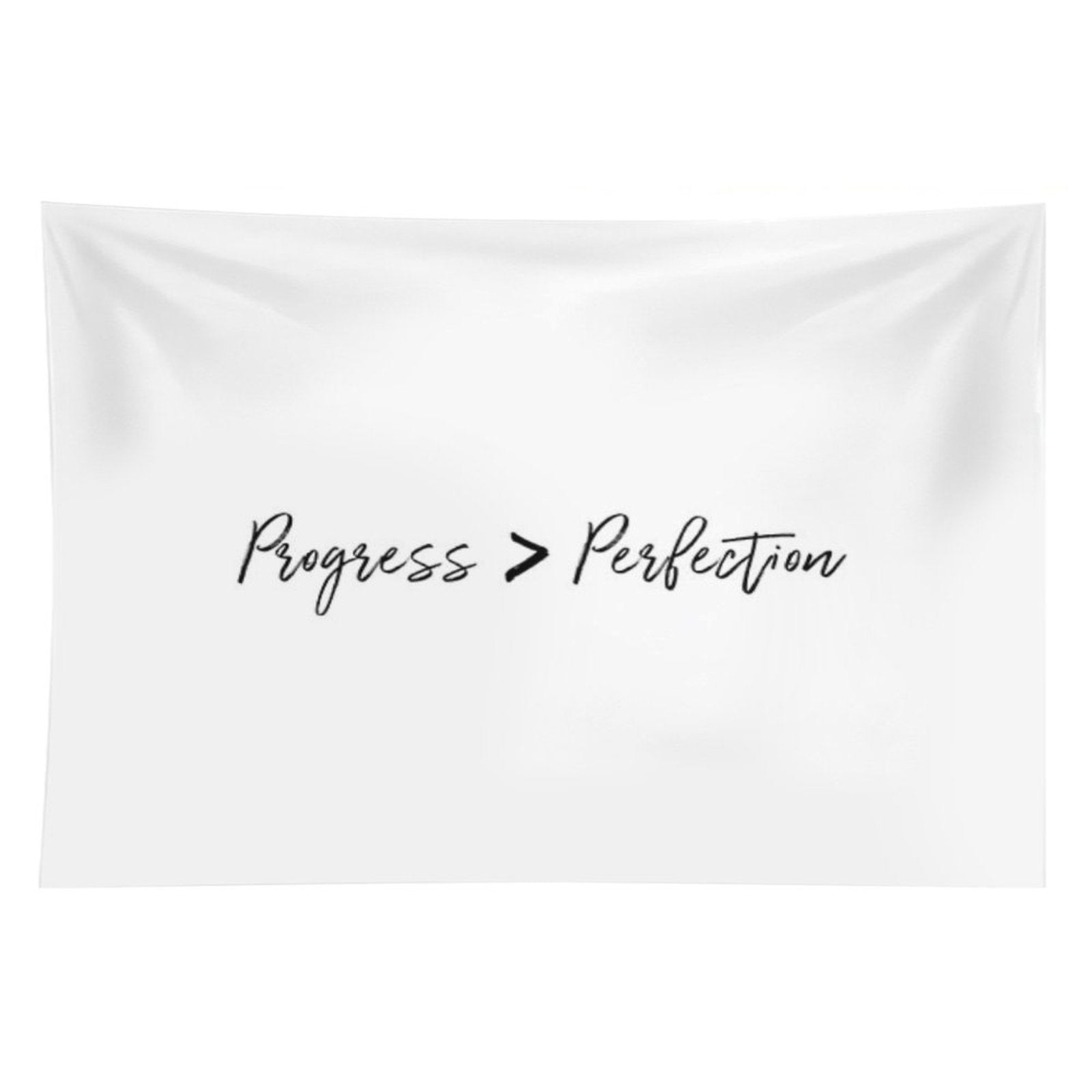Progress Over Perfection Tapestry