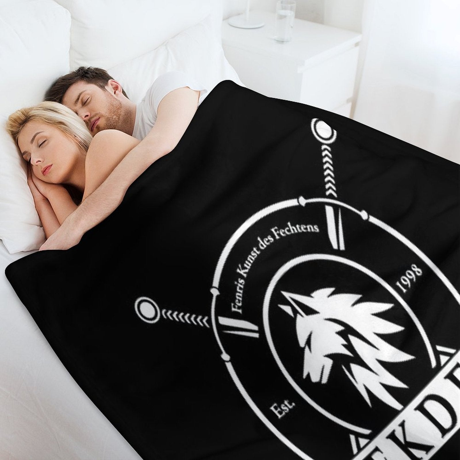 Fenris Flag Velvety-soft Throw Blanket