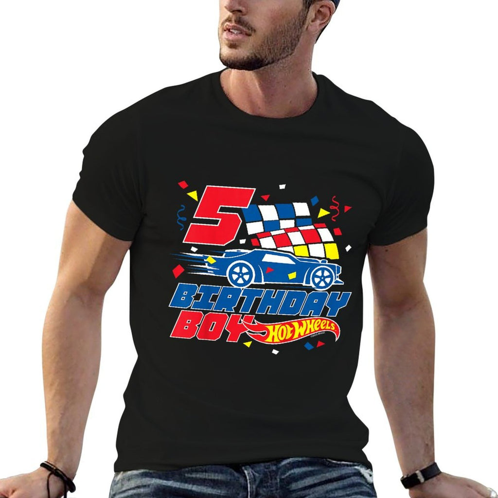 Hot Wheels - 5th Birthday Boy  Cotton T-Shirt