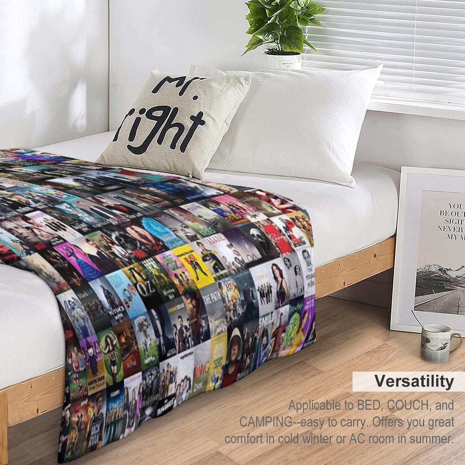 Cable Television Shows Machine-washable Throw Blanket