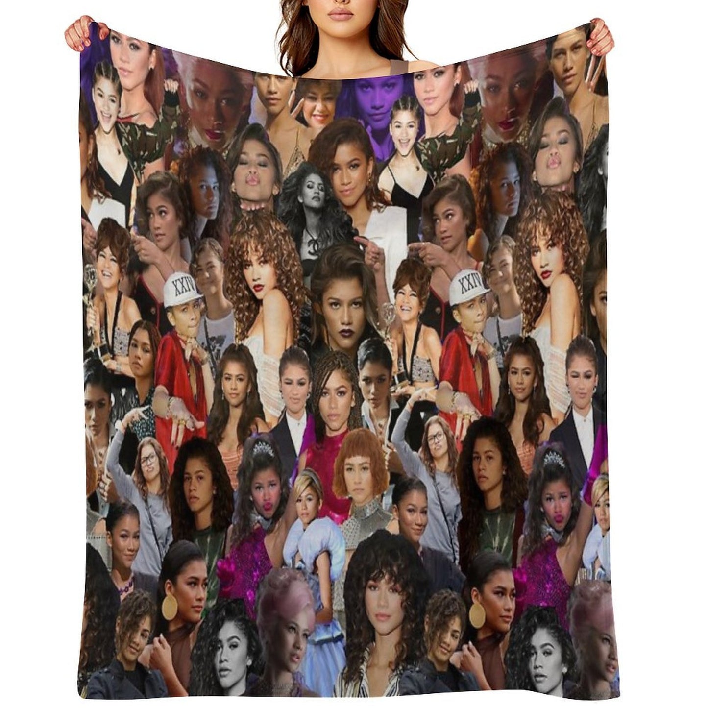 Zendaya Collage Versatility Throw Blanket