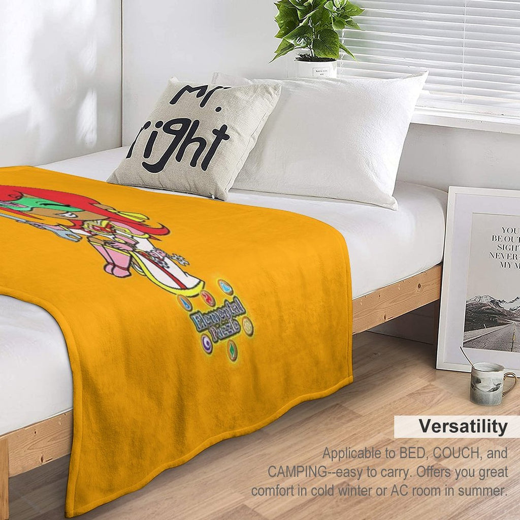 Chibi Feuket Anti-pilling Throw Blanket