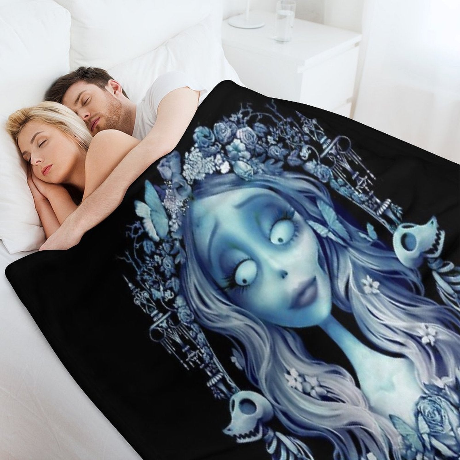 Wedding in The Night Plush Throw Blanket