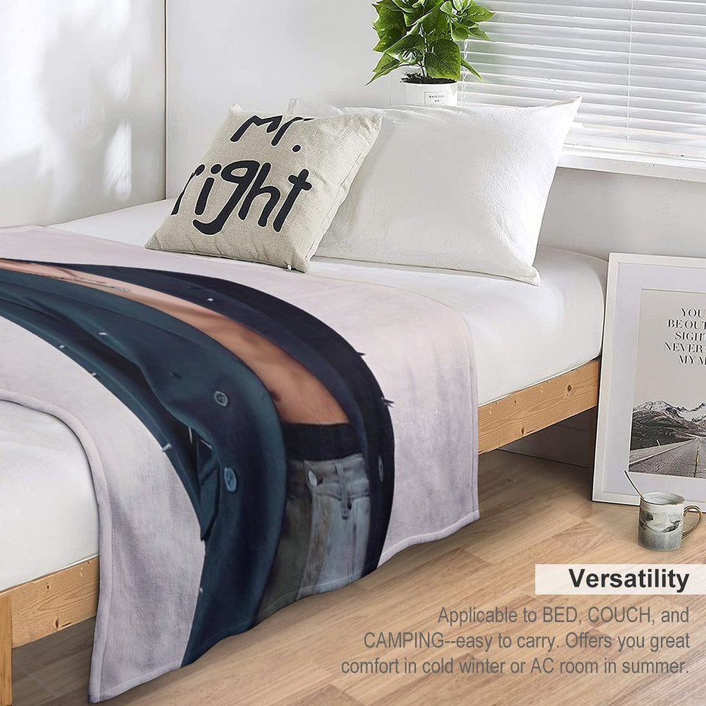 Bts Jungkook Velvety-soft Throw Blanket
