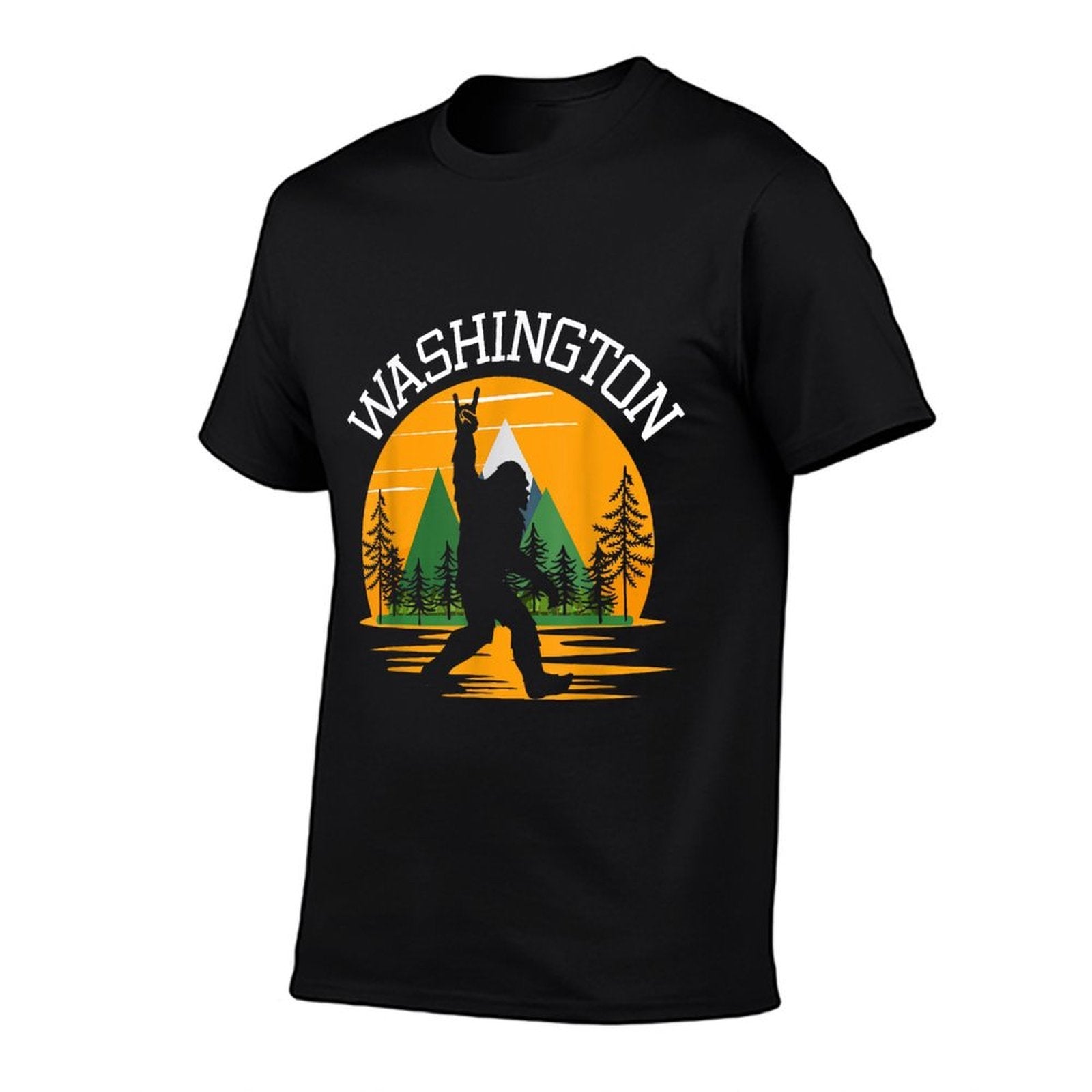 Washington US State Bigfoot Sasquatch  Odor-resistant T-Shirt
