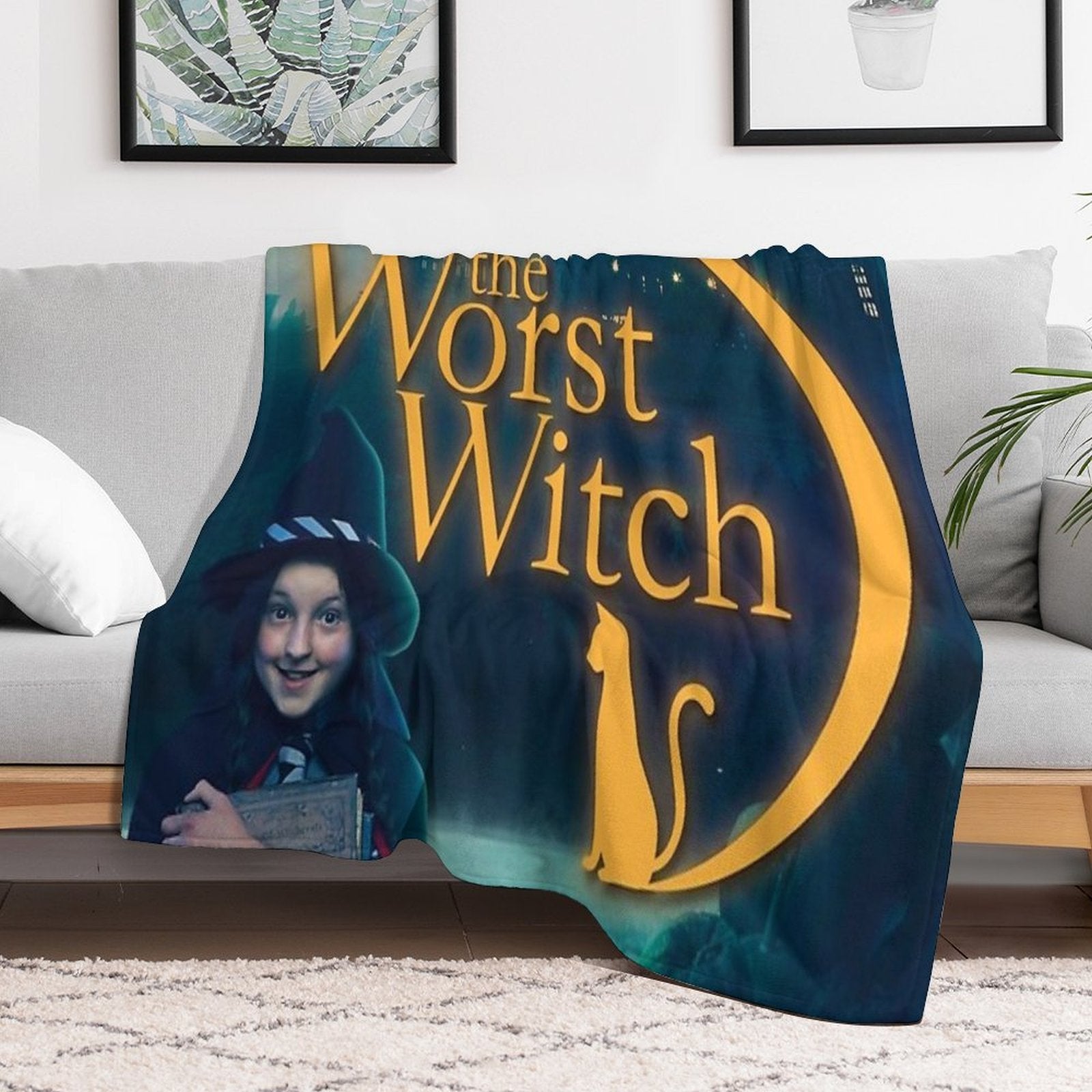 The Worst Witch Easy Care Throw Blanket