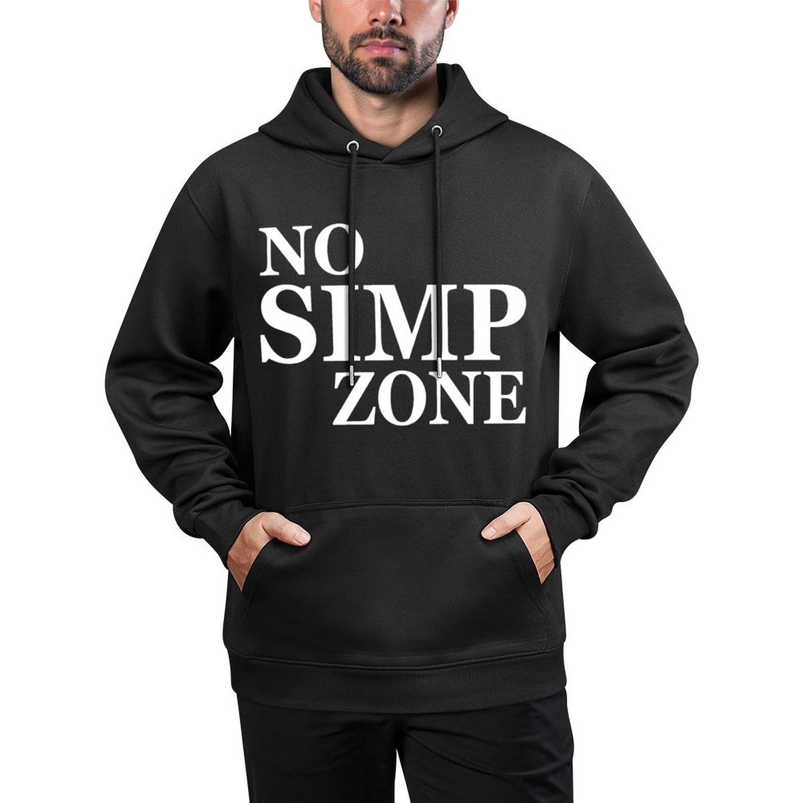 No Simp Zone Caution Meme No Egirl Simping Patrol Anti Simp Pilling-Resistant Hoodie