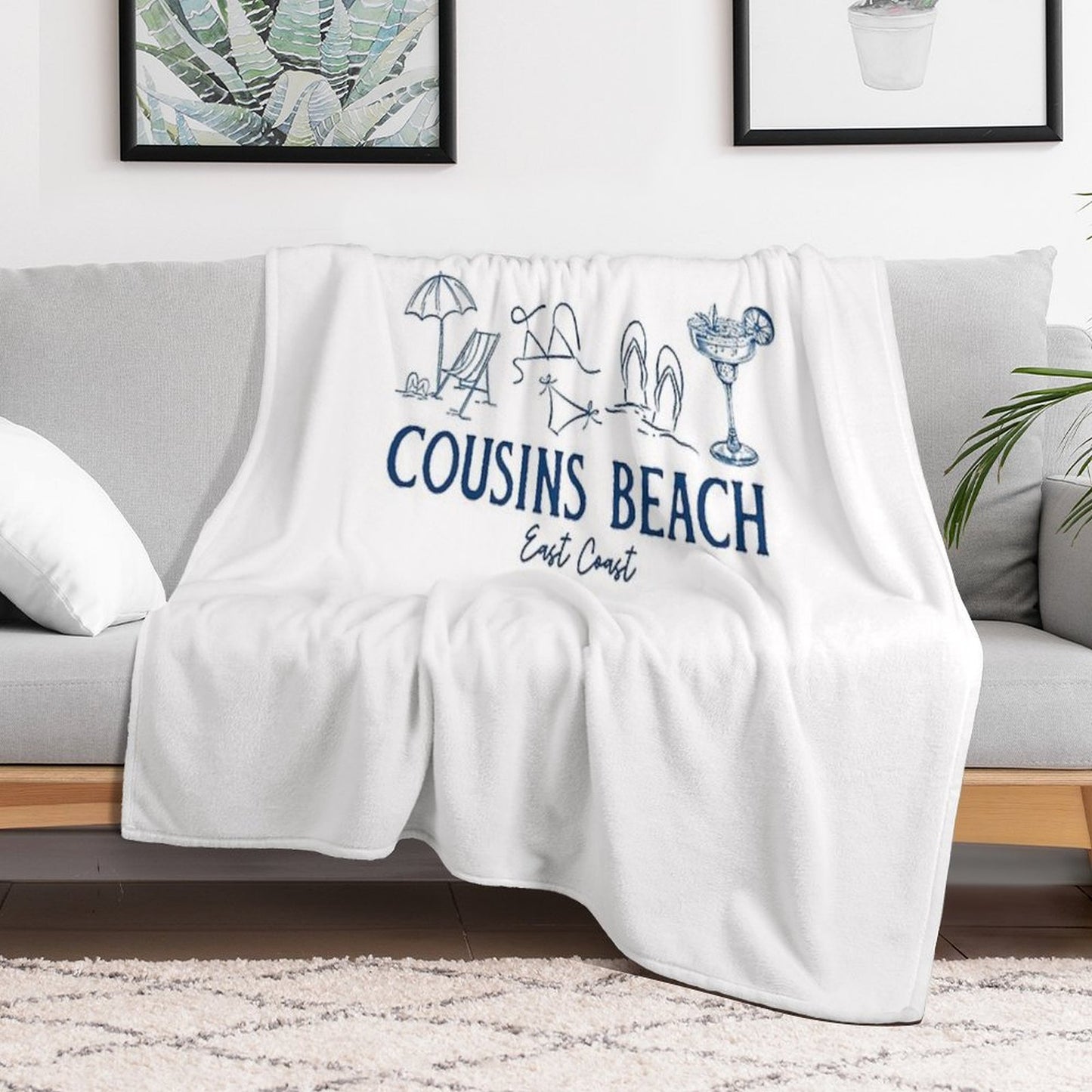 Cousins Beach The Summer I Turned Pretty Gift-ready Throw Blanket