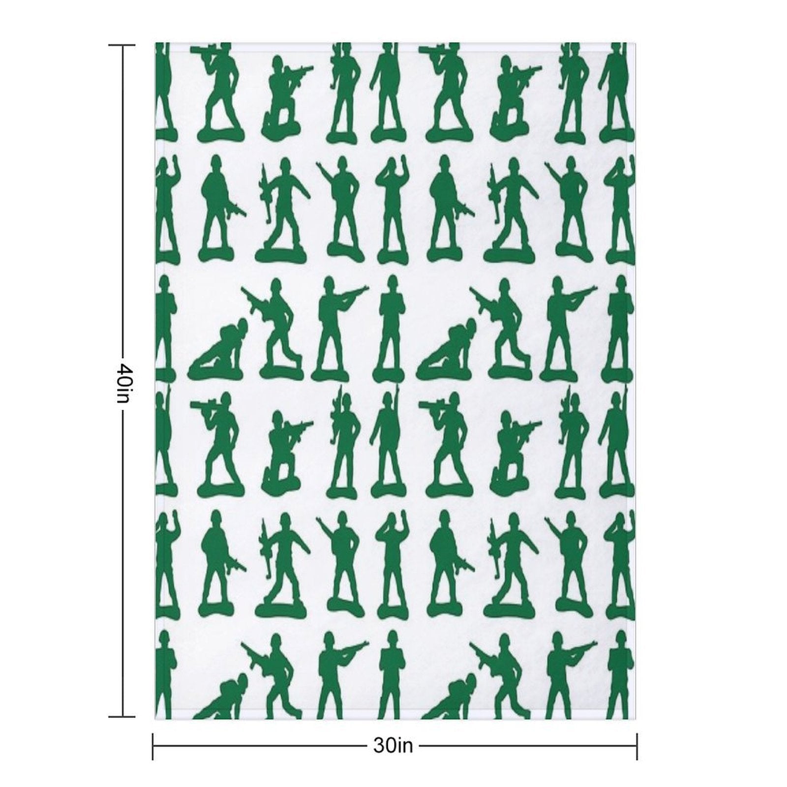 Army Man Graphics Premium Throw Blanket