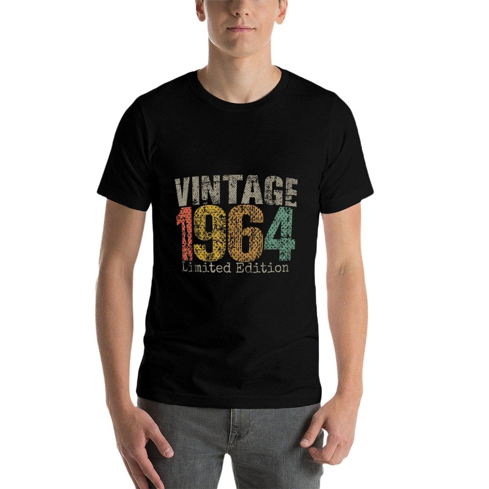Vintage 1964 Limited Edition 61st Birthday Gifts 61 Year Old  Oversized Silhouette T-Shirt