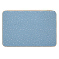 White Stars with Blue Background  Multi-Purpose Bath Mat