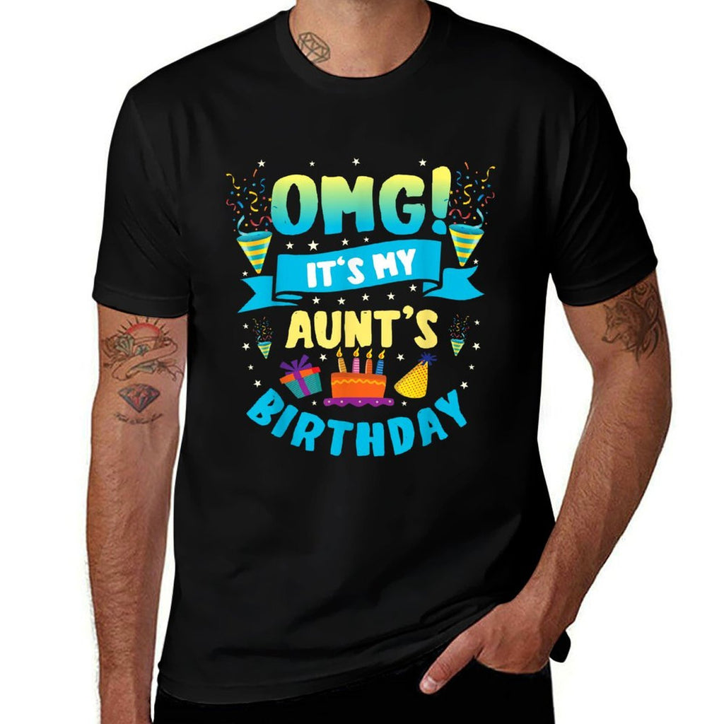 OMG It's My Aunt Birthday  Lightweight T-Shirt