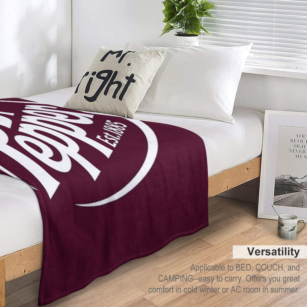 Dr Pepper Soda Shrink-resistant Throw Blanket
