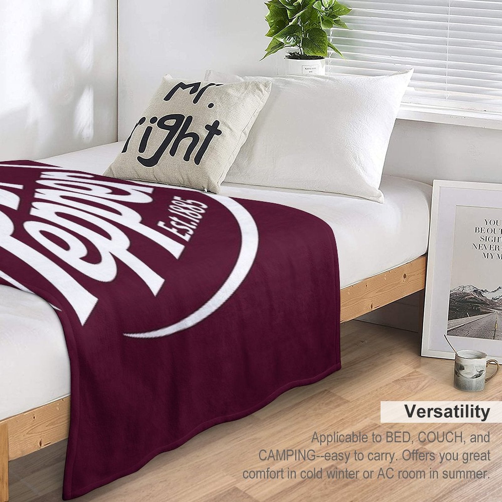 Dr Pepper Soda Shrink-resistant Throw Blanket