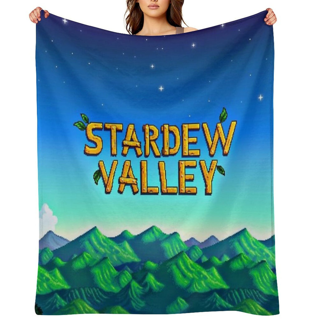 Stardew Valley Title Durable Throw Blanket