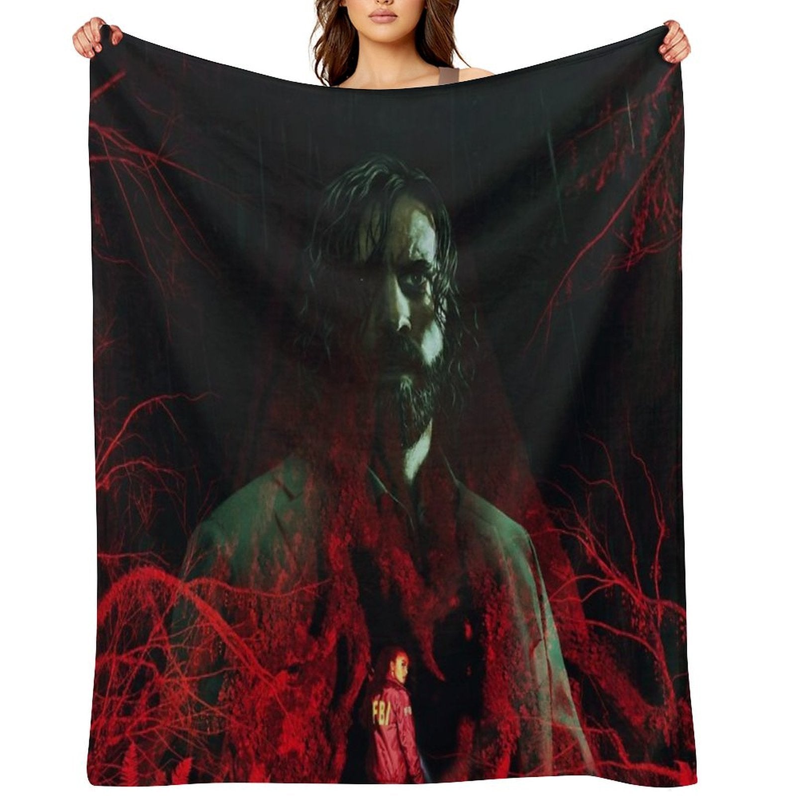 Alan Wake 2 Game, Alan Wake Ii Artwork Machine-washable Throw Blanket