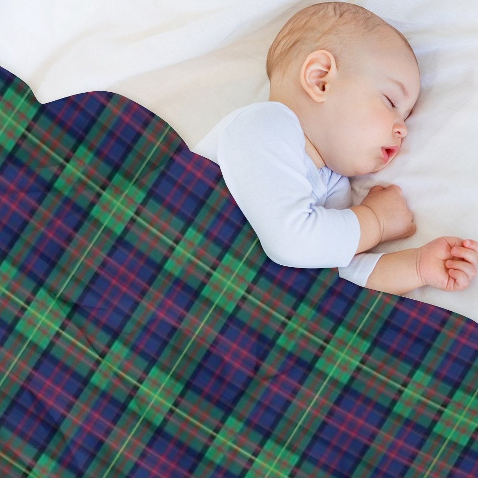 Carnegie Mellon University Tartan Plaid Versatility Throw Blanket